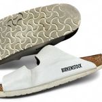 Birkenstock  Arizona White Leather Sandals – Size 38 (US 7) Photo 5