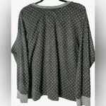 Ralph Lauren Lauren Black Long Sleeved Sweater White Polka Dots Large Classic Photo 5