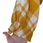 Mango NWT Checked 3/4 Sleeve Cotton Mini Dress Size 6 Feminine Academia Preppy Photo 13