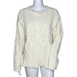 Dress Forum Dress Forum Sweater Womens Medium Cream Cable Knit Chunky Neutral Minimalist Photo 0