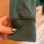 American Eagle  Womens M Pullover Long Sleeve Shawl Collar Sweatshirt Green Photo 3