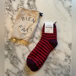 Madewell NWT Waffle-Knit Ankle Socks Cabernet - sold out - snagged Photo 2