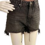 BP Black Denim High Waisted Shorts Photo 2