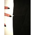 Elie Tahari New NWT 28 in $1400 Designer Womens Leather Suede Pants Skinny Black Photo 2