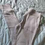 Honeydew Cozy Waffle Knit Lounge Pants in Light Gray Size M Photo 0