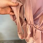 EXPRESS Satin Pink Wrap Blouse Bodysuit Photo 8
