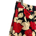 Ashworth Womens Floral Print Skort Size 6 Red, Black, & Beige Photo 9