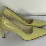 Anne Klein Vintage AK Lime Green Leather Pumps Photo 2