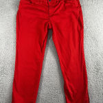 Eileen Fisher Eileen‎ Fisher Women Jeans 16 Ankle Skinny Burnt Orange Organic Cotton Boho Chic Photo 0