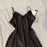 Bebe V-Neck Spaghetti Strap Satin Slip Dress Photo 1