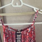 London Times FINAL MARKDOWN  Coral and Black Floral Midi Dress 14 Photo 1