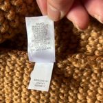 J. Jill chunky knit cardigan Dreamer Fringe wool gold longline boho sz large Orange Photo 5