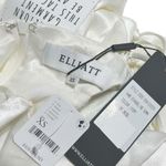 Elliatt Evangeline Corset Satin Gown, Ivory, XS Photo 9