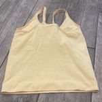 Nike butter Yellow Ribbed tank Photo 4