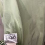 Eileen Fisher Full Zip Up Jacket XL Green Organic Cotton Spandex Stretch Photo 5