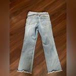 Amuse Society  bleached fray cropped jeans revolve fall casual classic denim $100 Photo 4