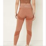 PINK - Victoria's Secret Pink by Victorias Secret Seamless Heathered Mid Rise Leggings Pumpkin Orange XS Photo 2