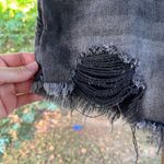 Free People We The Free Black Button Fly Denim Shorts Size 27 Photo 4