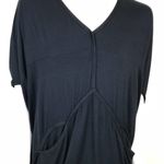 Michael Stars  Dolman Tapered Tunic Top Dress size S Black Photo 2