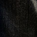 ZARA Women’s Festive Days Black Velvet w/Metallic Threa Button-Up Crop Top L Photo 8