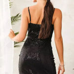 A.Peach  Runched Sequin Mini Dress Photo 1