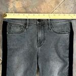 frame denim Frame Skinny Black Velvet Stripe Jeans 26 Photo 3