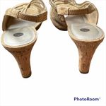 Dress Barn Yera cork peep toe sling back Strappy sandals Photo 3