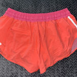 Lululemon Women’s Hotty Hot Short 2.5” Lined Neon Coral Size 10 Photo 1
