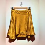 Free People  Starstruck Mini Skirt in  Canyon Bluff Gold Photo 1