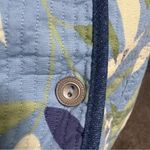 Alfred Dunner Women’s Size 18 100% Cotton Leaf Print Shirt Coastal Grandma Photo 1