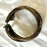 Beaded wrap open cuff bracelet Photo 6