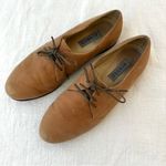 Nisolo‎ Oliver leather Oxford shoe almond Size 7 Flat lace up brown Tan Photo 1