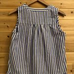 Pomander Place Medium Striped Sleeveless Kenzie Poplin Tiered Dress Tuckernuck Blue Photo 3