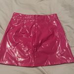 Forever 21 pink pleather mini skirt  Photo 2