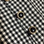 Vintage Gingham Midi Dress V Photo 5