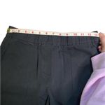 Babaton Dark Grey Cotton and Silk Blend Titan Cargo Cropped Pants Photo 9