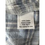 Croft & Barrow Flannel Shirt Size XXL Light Blue Plaid The Extra Soft Twill NWT Photo 6