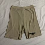 White Fox Boutique White Fox Biker Shorts Boutique Ribbed White Fox Active Tan Photo 0