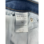 Nicole Miller Womans  NY Soho High Rise Ankle Skinny Flex Blue Jeans 14 NWT Photo 3