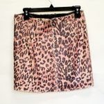 Free People NWT  Pink Cheetah Sequin Skirt Photo 2