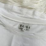 Reiss Sequin Pocket T-shirt Womens Size XS Sugar White Basic Casual Normcore Photo 3