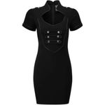 KILLSTAR Women's dress  - Admiral - BLACK Size S Photo 3