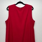 J.Jill Red Shift Dress Womens Stretch 20 Holiday Christmas Evening Party Event Photo 5