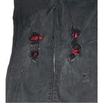 Judy Blue Just Blue Own the Night Plaid Distressed Skinny Fit Jeans Black Red Size 14W Photo 6
