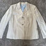 The Works Saks Fifth Avenue Women's Linen Blazer Jacket Career Size 16 Office Photo 6