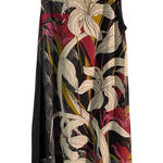 Gabby Skye  Black and Red Floral A Line Dress Photo 0