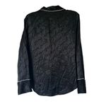 Victoria's Secret Victoria’s Secret Silky Black Pajamas Pjs Long Sleeve Shorts Set L/ XL Photo 3