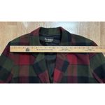 Vintage Wool blend Blazer Shoulder Pads Size 15/16 Red Green Black Photo 5