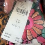 Farm Rio NWT Palms Mock Neck Sweater Long Sleeve Mini Dress in Pink & Leopard Photo 10