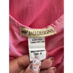 Bali Designs Ombre Quarter Bell Sleeve Lace Trim Kaftan Cover Up Dress S Pink Photo 4